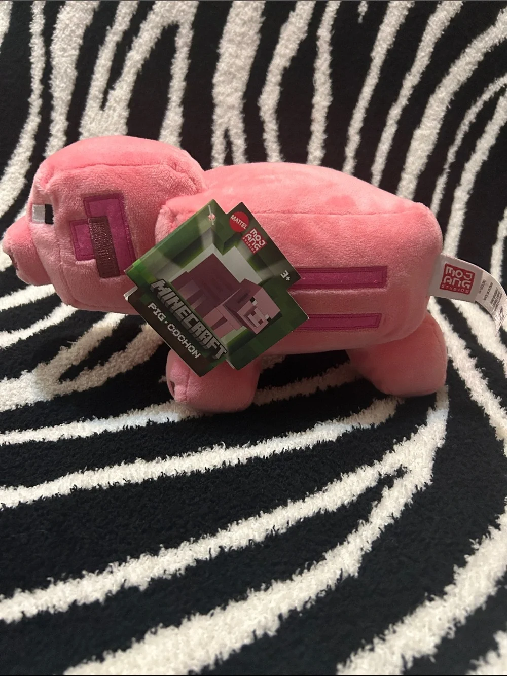 NWT Mojang Minecraft Pig Plush